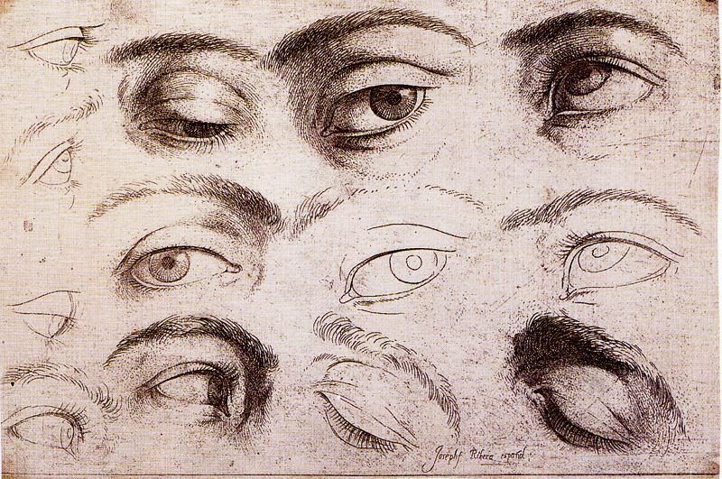 'Estudios de ojos' (José de Ribera, 1622)