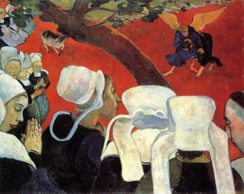 'Visión tras el sermón' (Gauguin, 1888)
