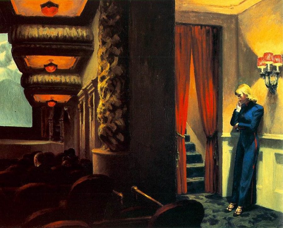 'New York Movie' (Edward Hopper, 1939)