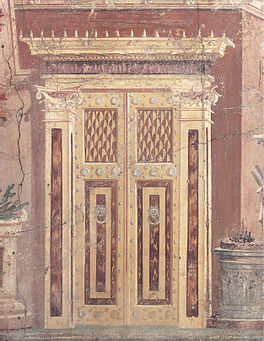 “Puerta romana en trampantojo” Fuente: Wikipedia