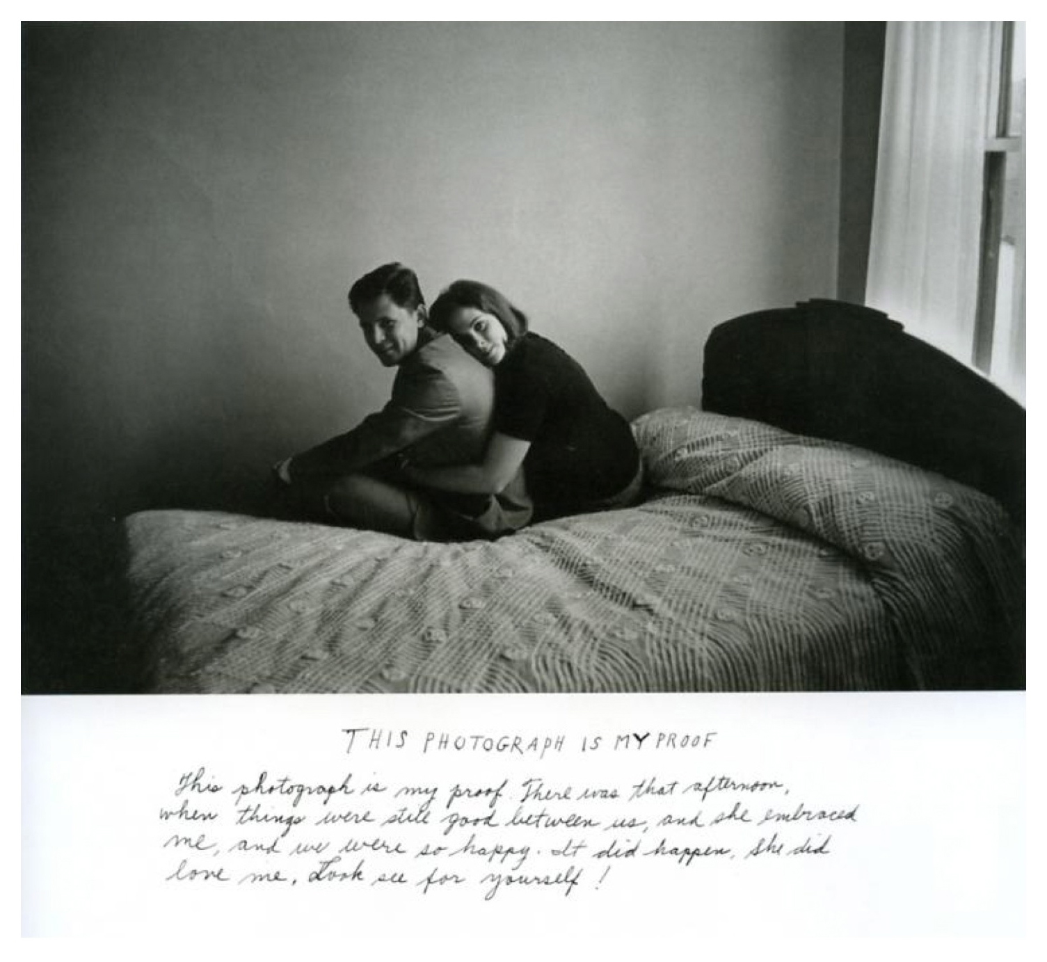 Duane Michals, 'This photograph is my proof' (1974) / Esta fotografía es mi prueba (1974)