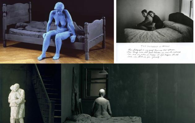 El llit: fotografies, escultures i textos